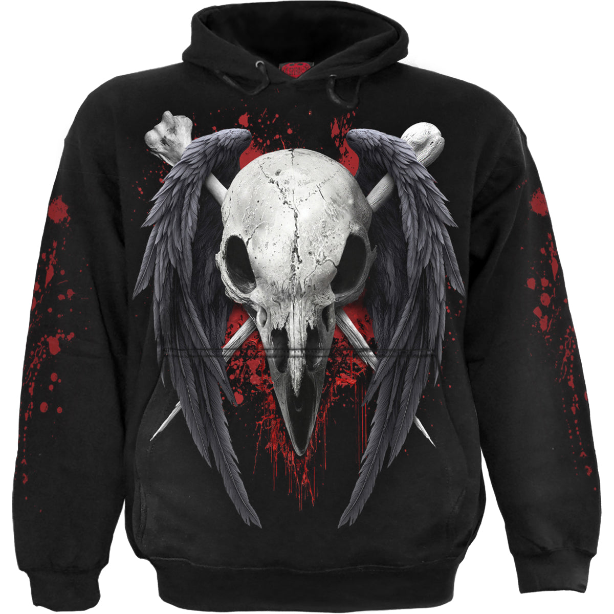 DEATH RAVEN - Hoody Black