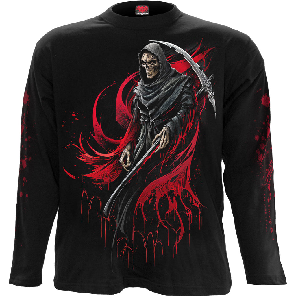SCREAMING DEATH - Longsleeve T-Shirt Black